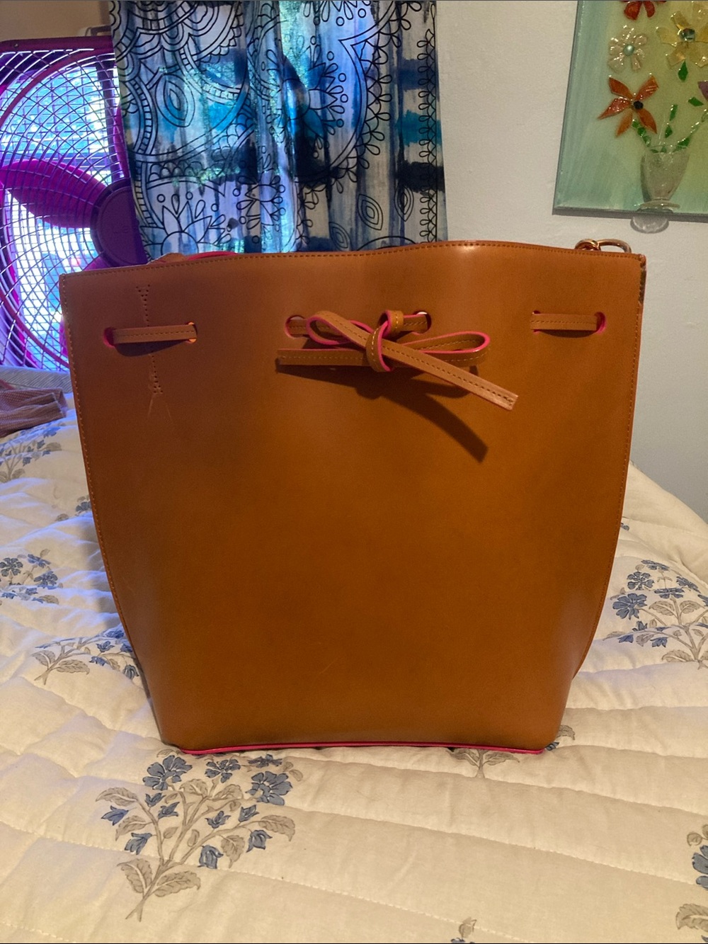 Sophia Webster Leather bucket bag
